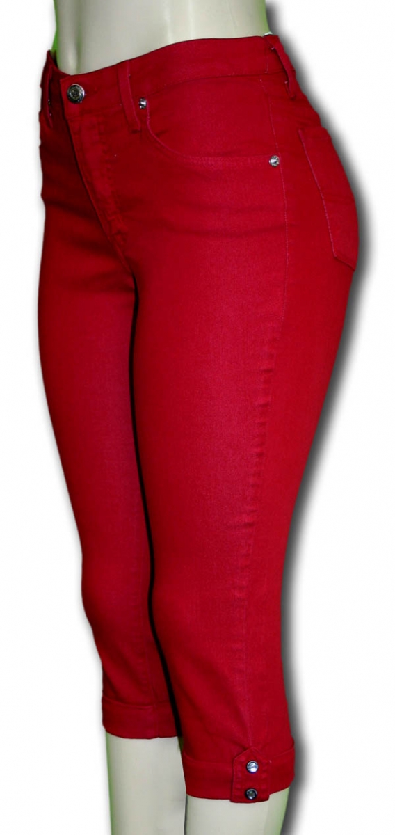 Red jeggings