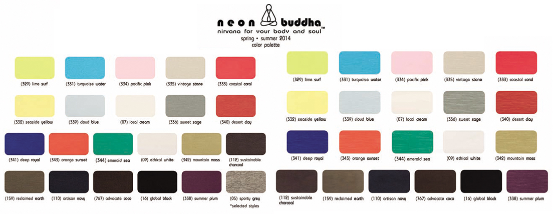 Neon Buddha Size Chart