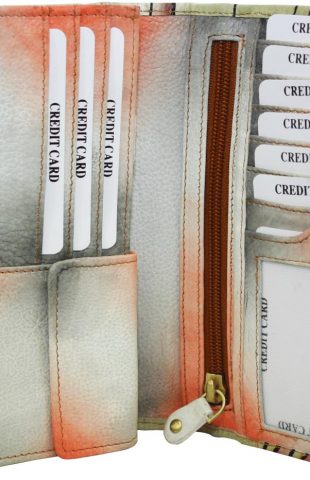 The Diego Garcia Painted Leather Clutch Wallet – Shop Envi Me
