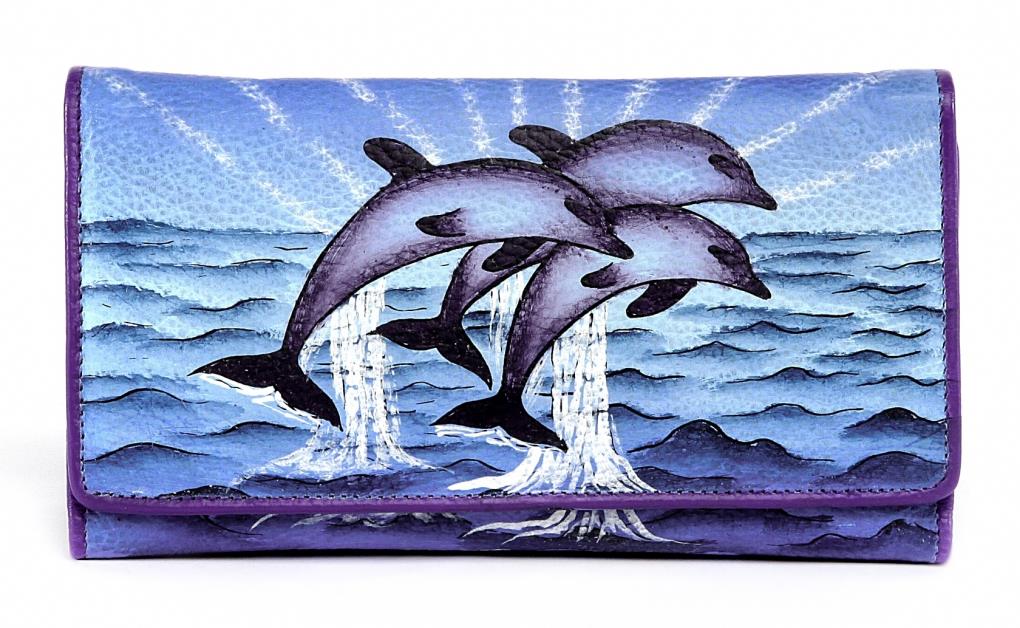 Dolphins Wallet - Sylvias Designers Touch